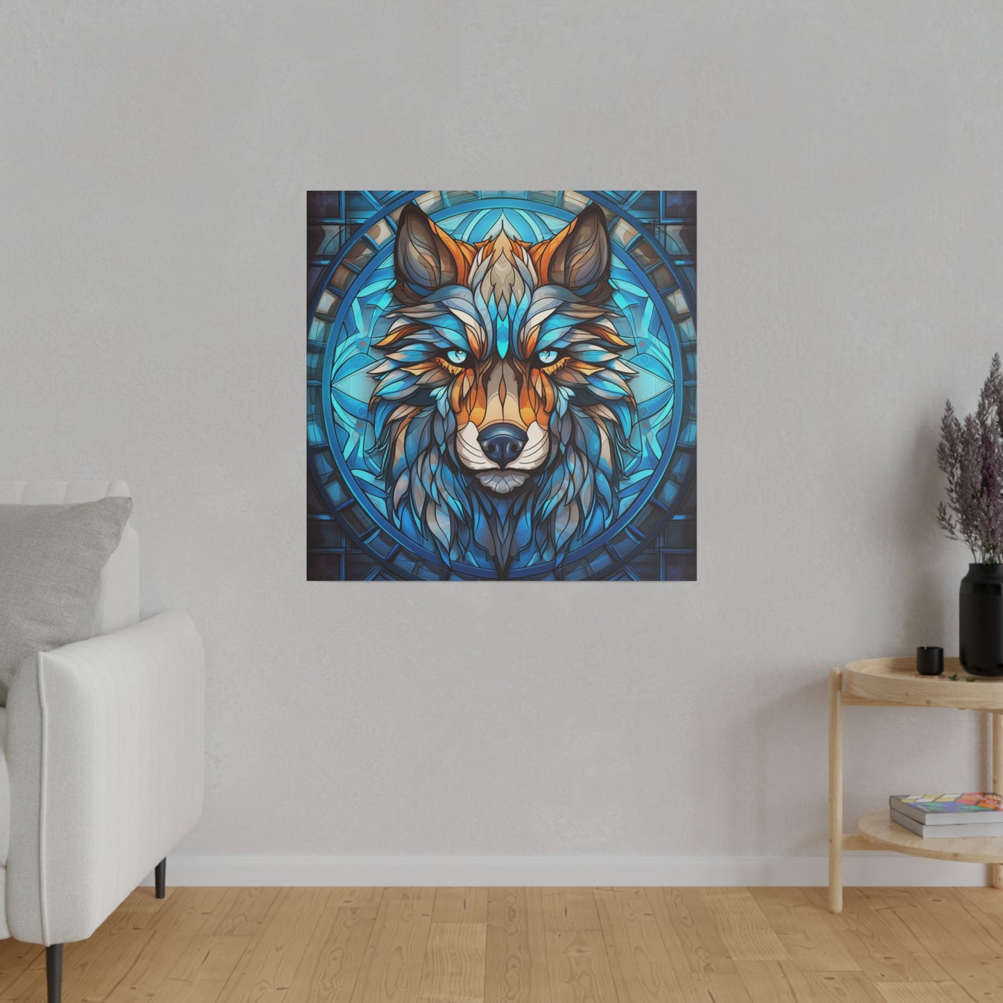 Wolf Wall Art Matte Canvas