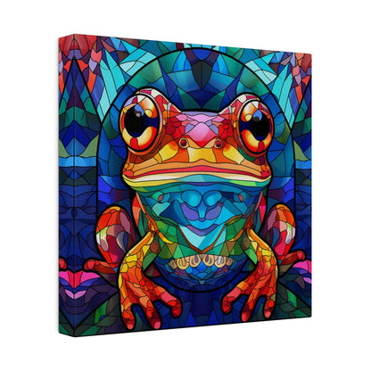 Frog Wall Art Matte Canvas