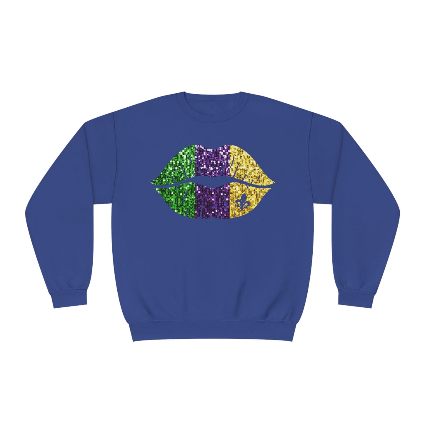 Mardi Gras Lips Sweatshirt