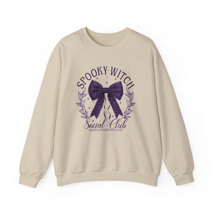 Spooky Witch Social Club Halloween Sweatshirt