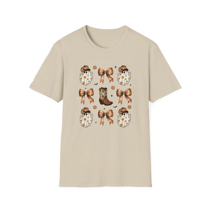 Coquette Cowboy Ghosts Halloween T-Shirts