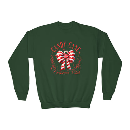 Candy Cane Christmas Club Youth Sweatshirt