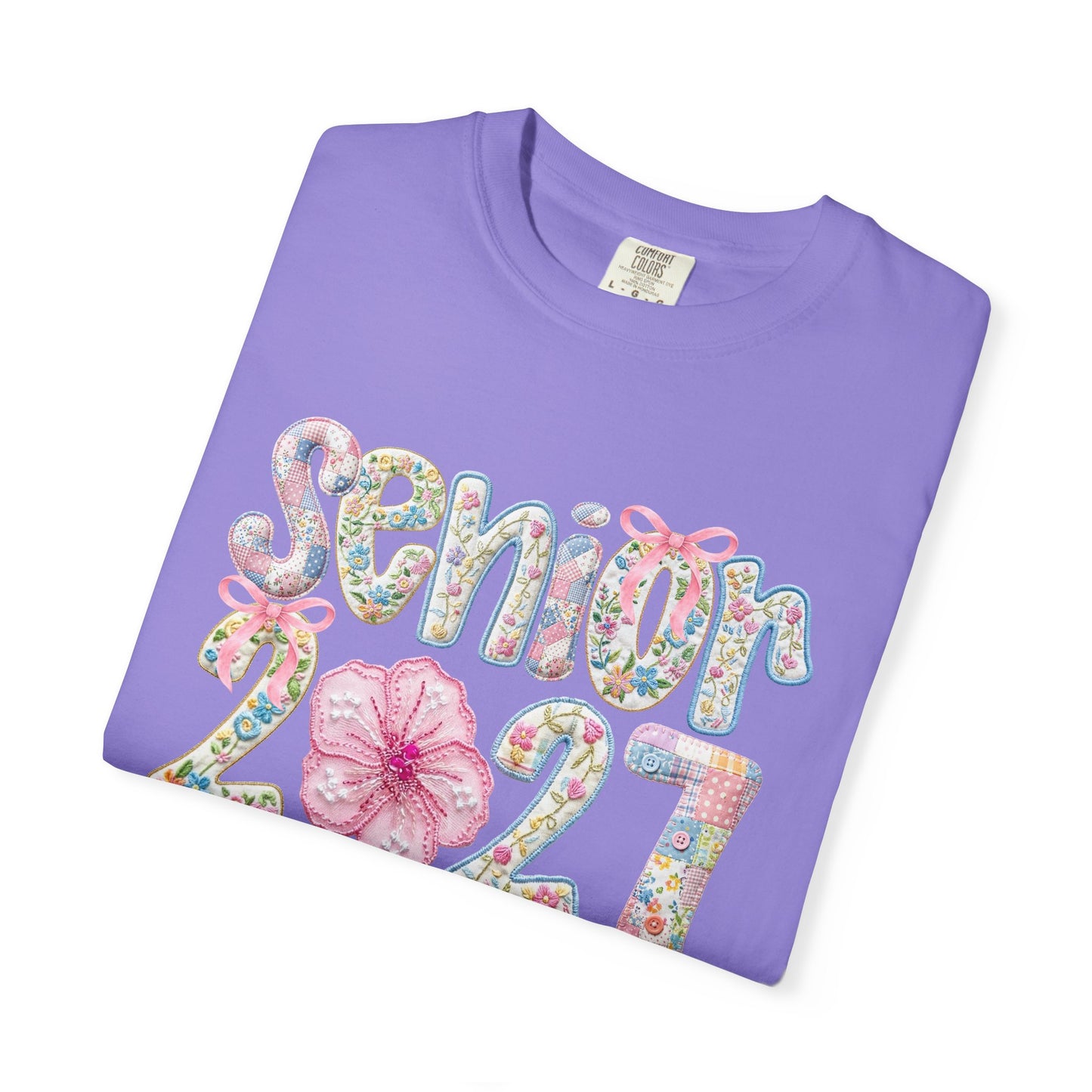 Senior 2027 Floral Graduation T-Shirt