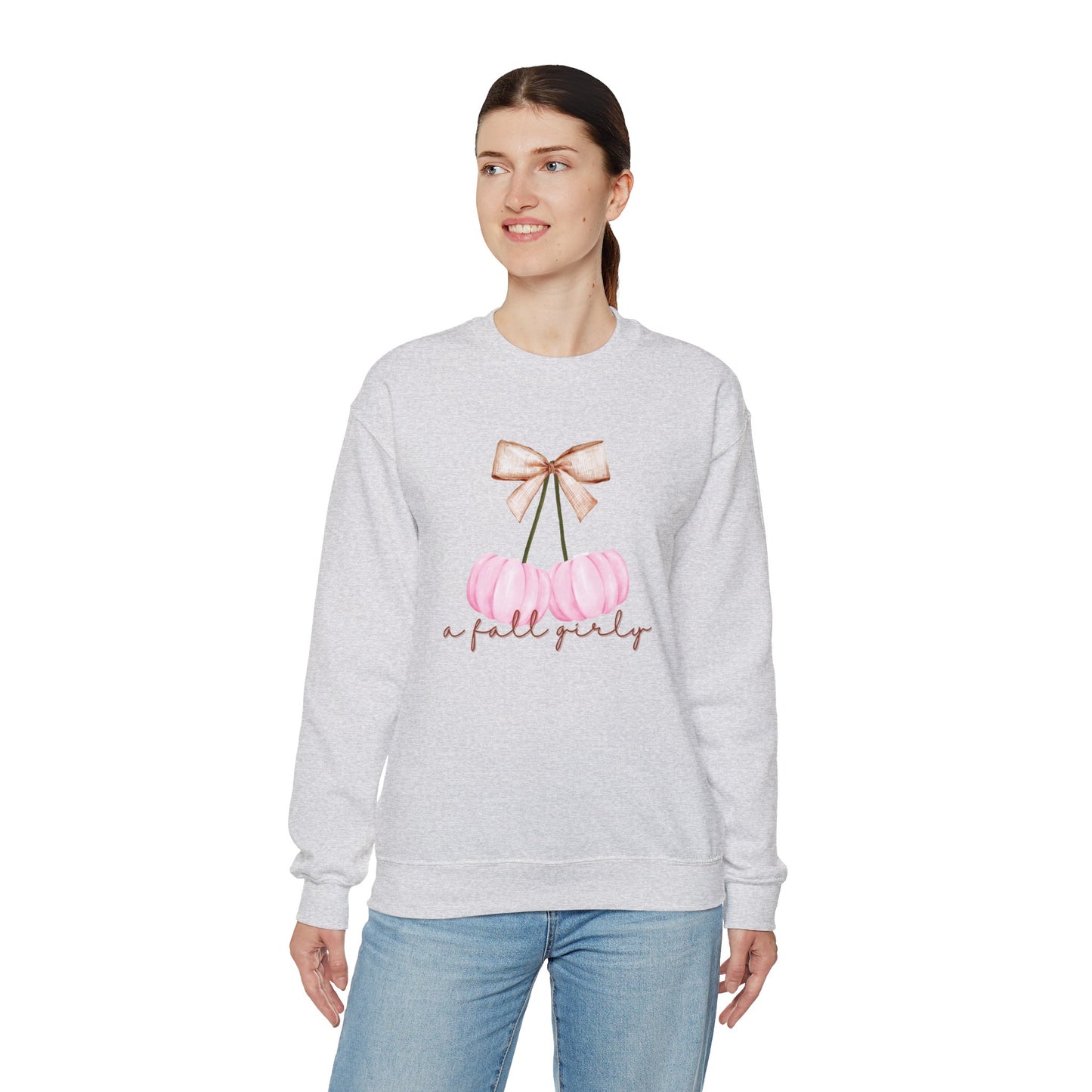 A Coquette Fall Girly Sweatshirt