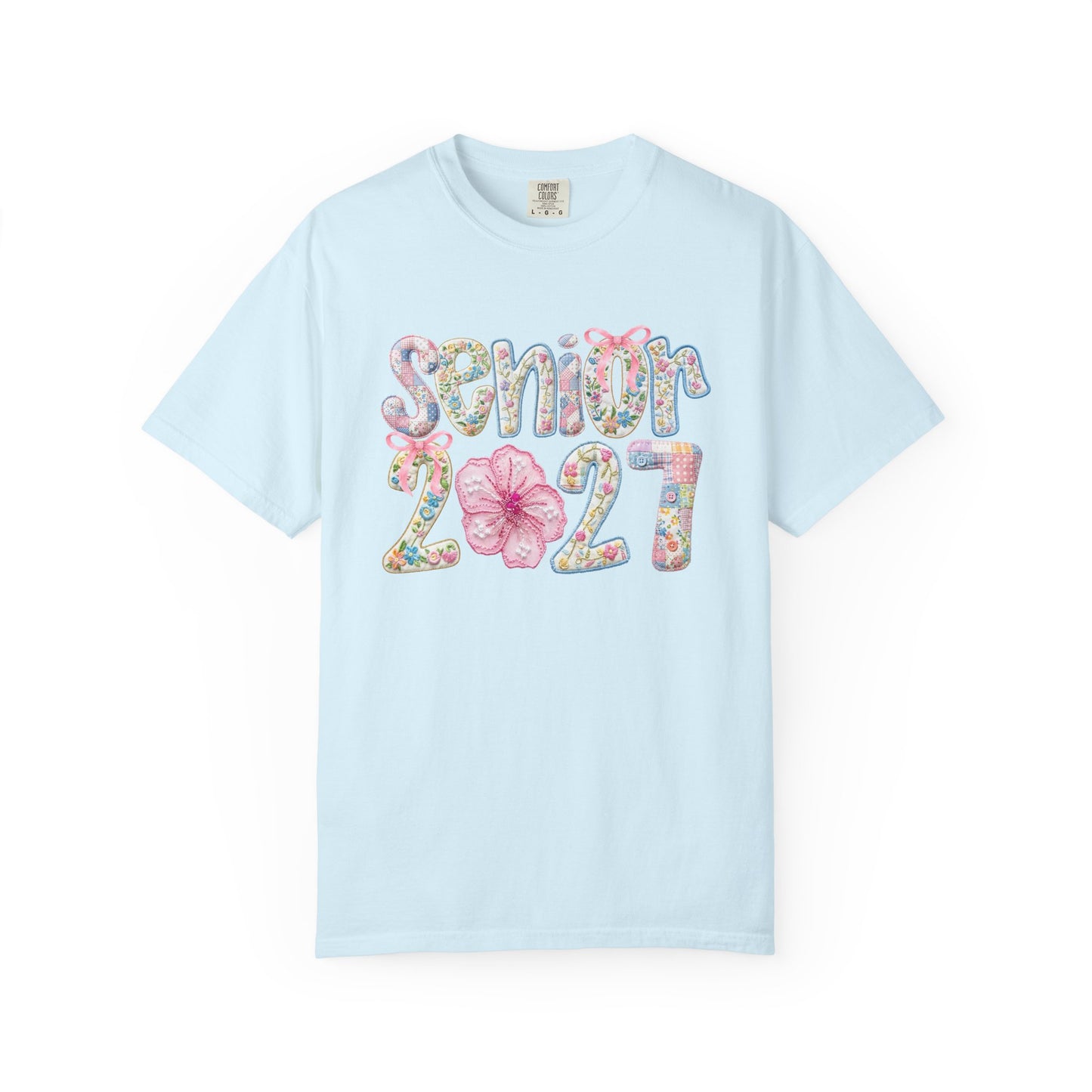 Senior 2027 Floral Graduation T-Shirt