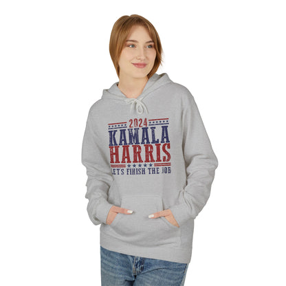 Kamala Harris Let's Finish the Job Unisex Midweight Softstyle  Hoodie