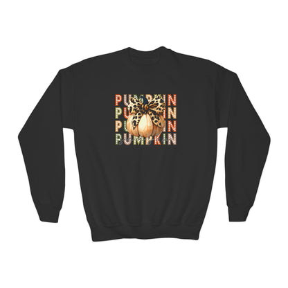 Pumpkin Season Youth Crewneck Sweatshirt