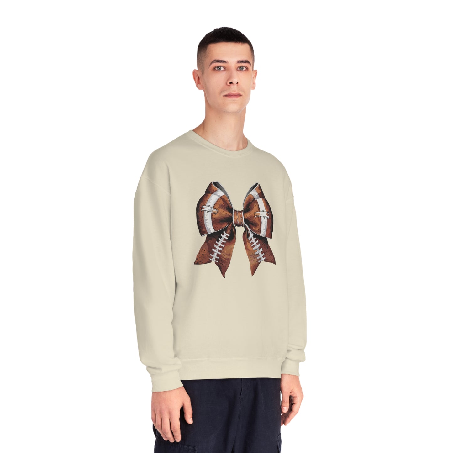 Coquette Football Bow Sweatshirt