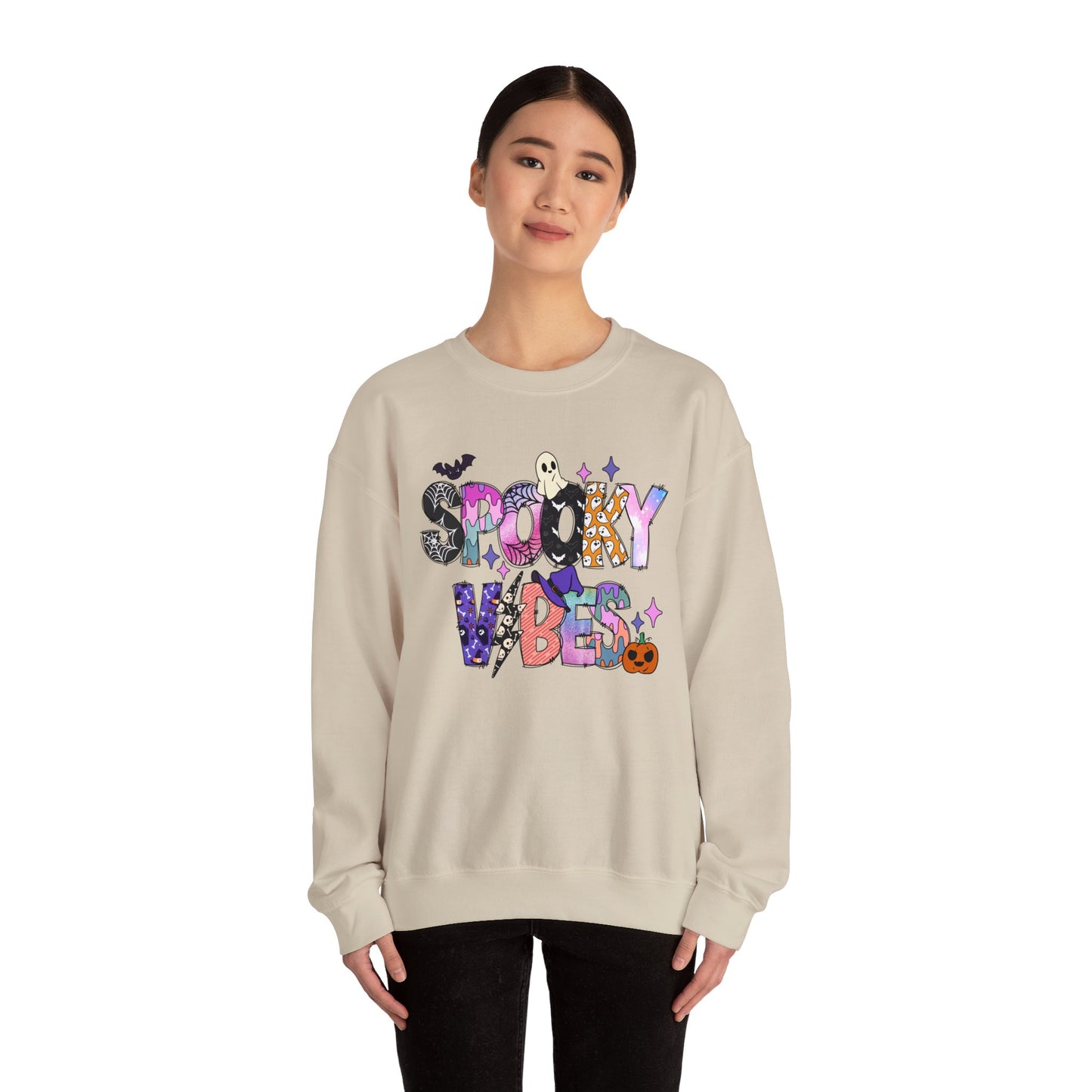 Spooky Vibes Halloween Sweatshirt