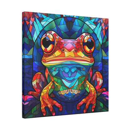 Frog Wall Art Matte Canvas