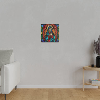 Virgin Mary Wall Art Matte Canvas