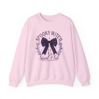 Spooky Witch Social Club Halloween Sweatshirt