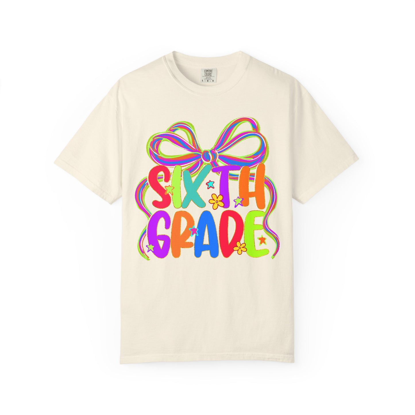 Sixth Grade Neon Back to School T-Shirt