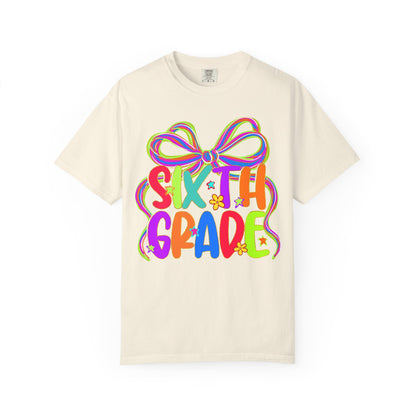 Sixth Grade Neon Back to School T-Shirt
