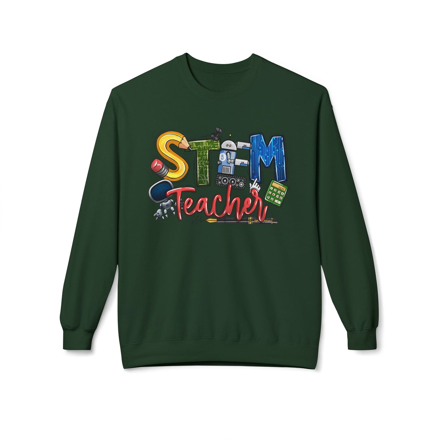 STEM Teacher Fleece Midweight Sweatshirt