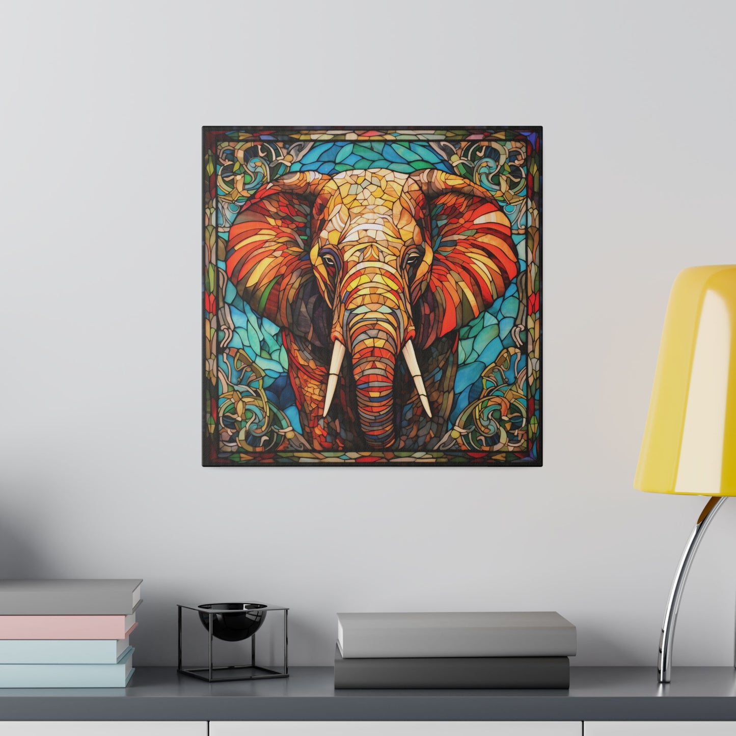 Elephant Wall Art Matte Canvas