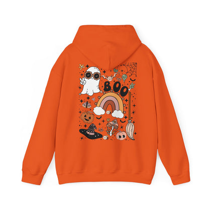 Retro Halloween Elements Hoodie Sweatshirt