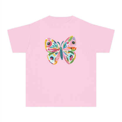 Youth Watercolor Butterfly Graphic Tee