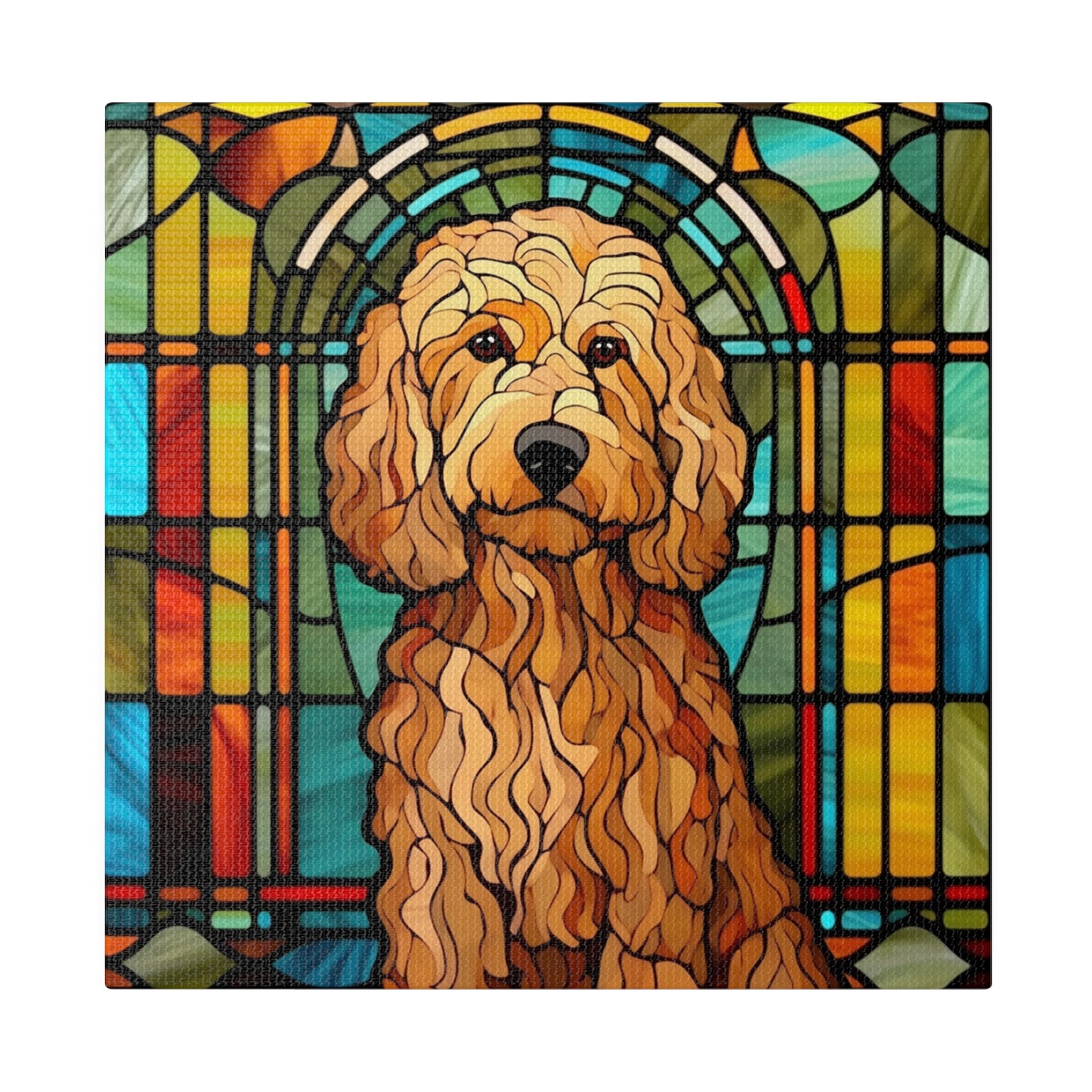 Goldendoodle Wall Art Matte Canvas