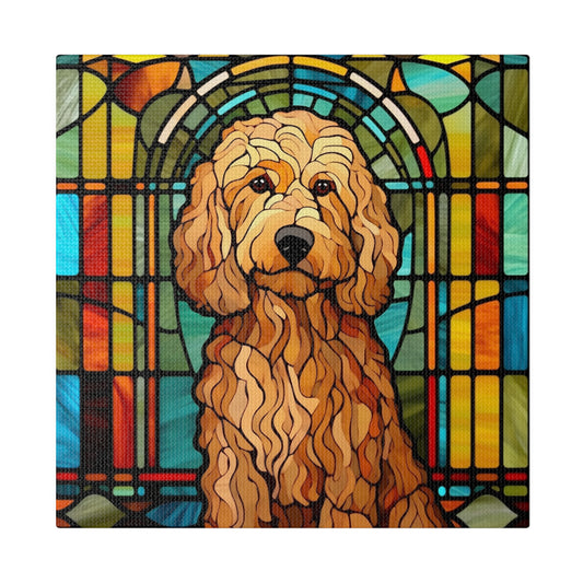 Goldendoodle Wall Art Matte Canvas