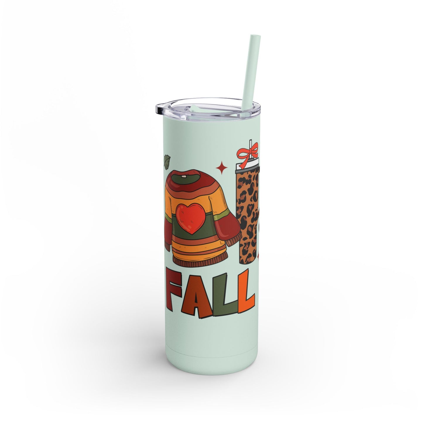 Fall Basics Skinny Matte Tumbler, 20oz