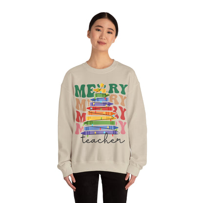 Merry Teacher Sweatshirt