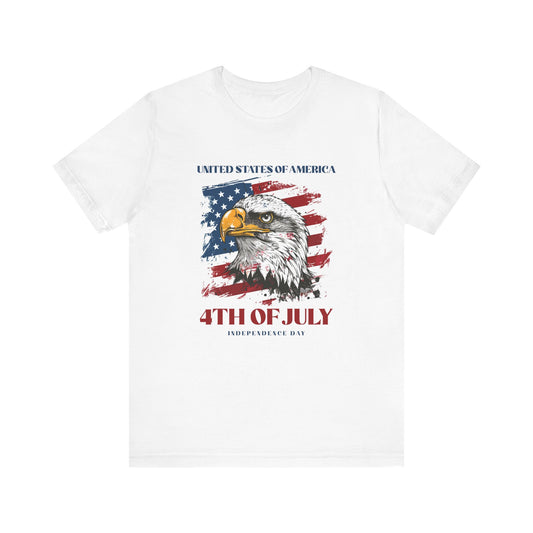 Eagle USA 4th of July Adult T-Shirt