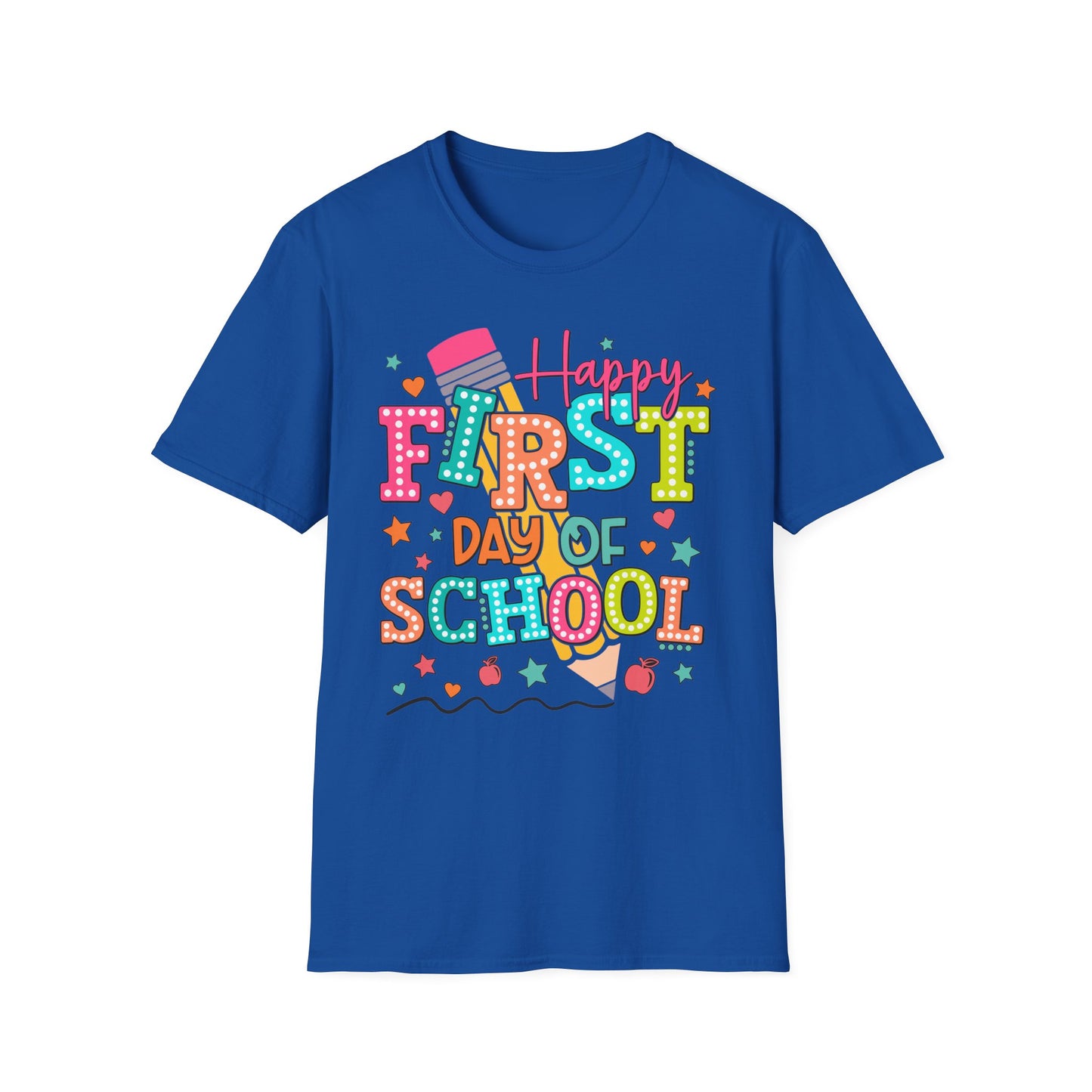 Happy First Day of School Unisex Softstyle T-Shirt