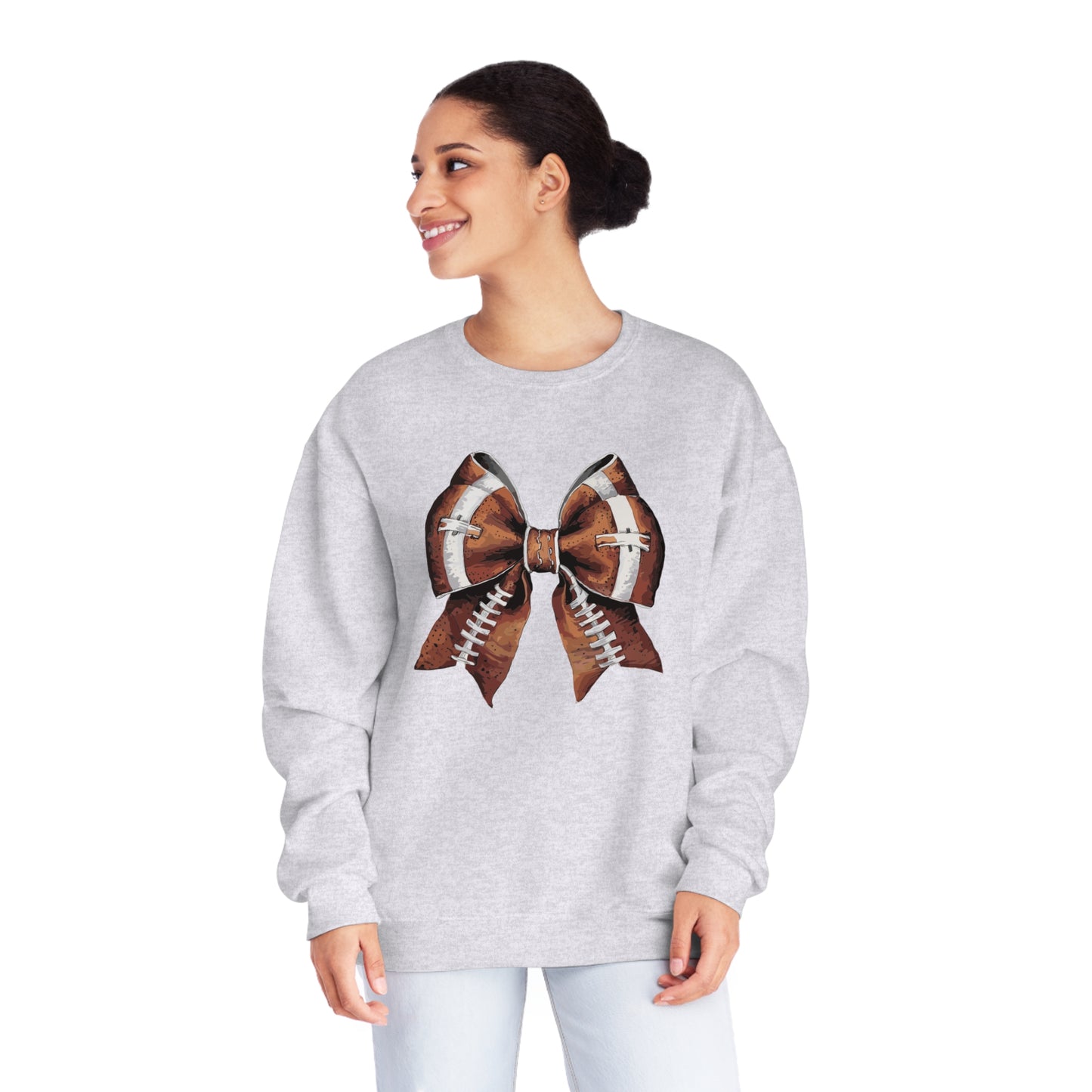 Coquette Football Bow Sweatshirt