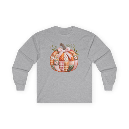 Fall Pumpkin Patch Adult Long Sleeve Tee