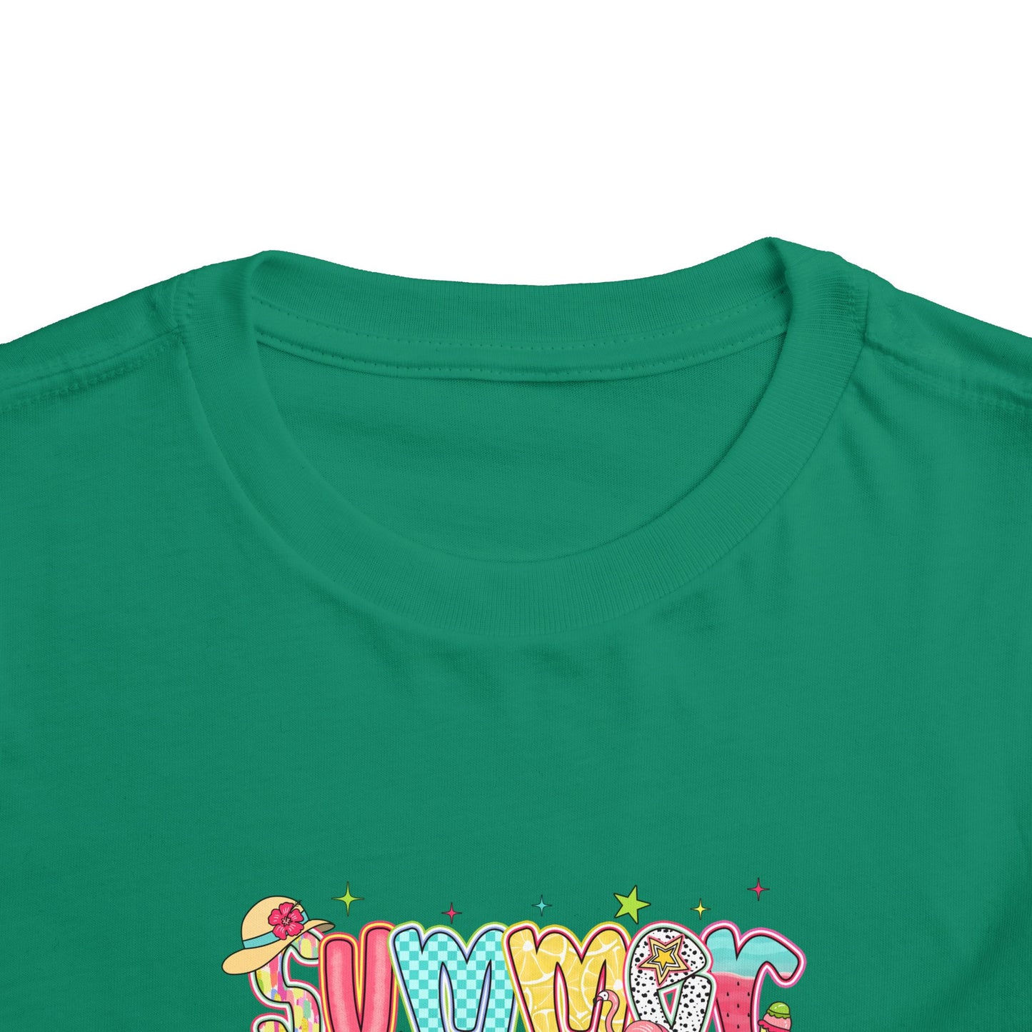 Summer Vibes Colorful Toddler Tee