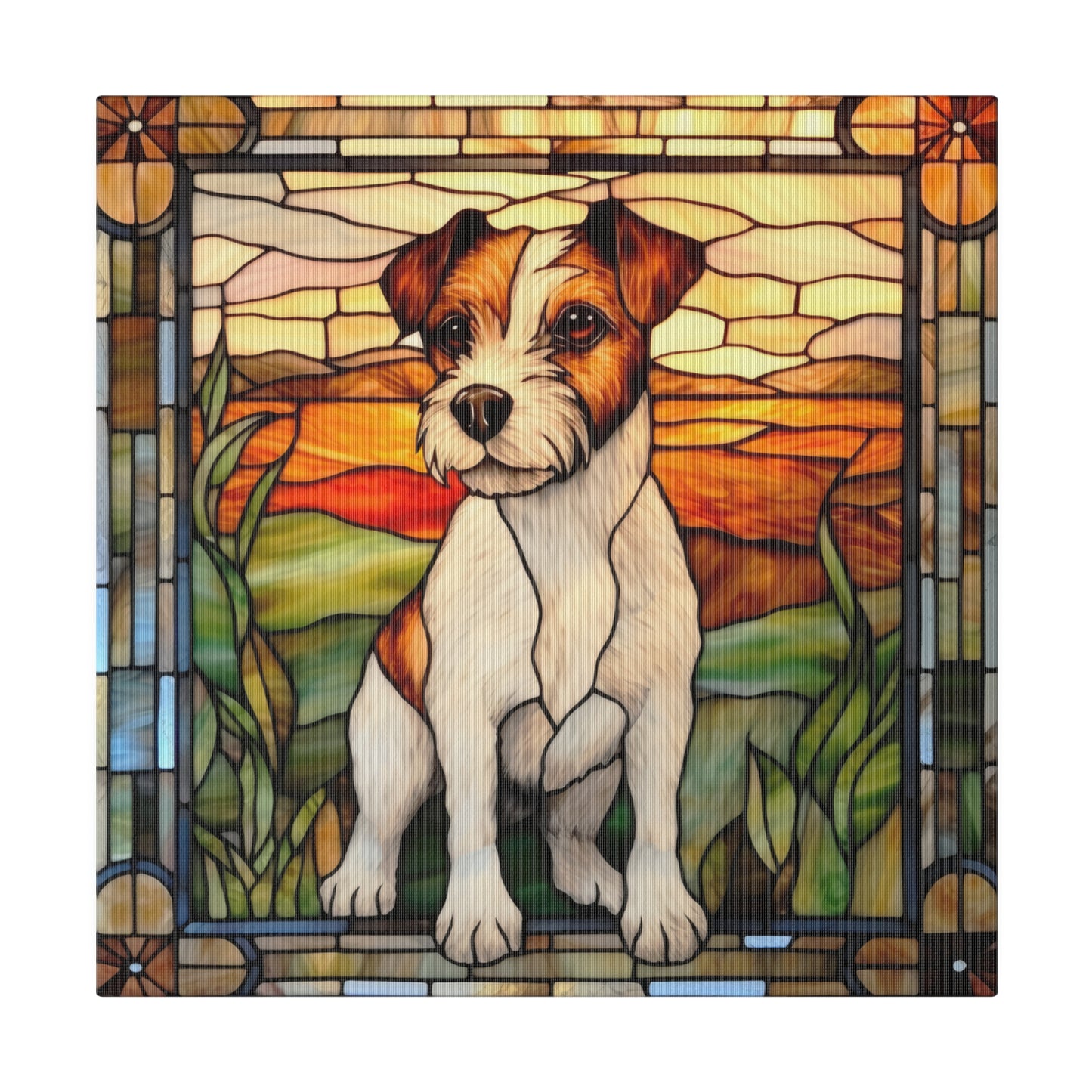 Jack Russell Wall Art Matte Canvas