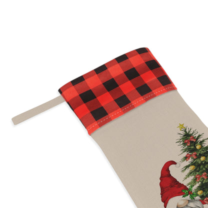 Gnome Santa Christmas Stocking