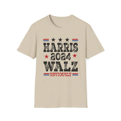 Harris Walz Obviously Unisex Softstyle T-Shirt