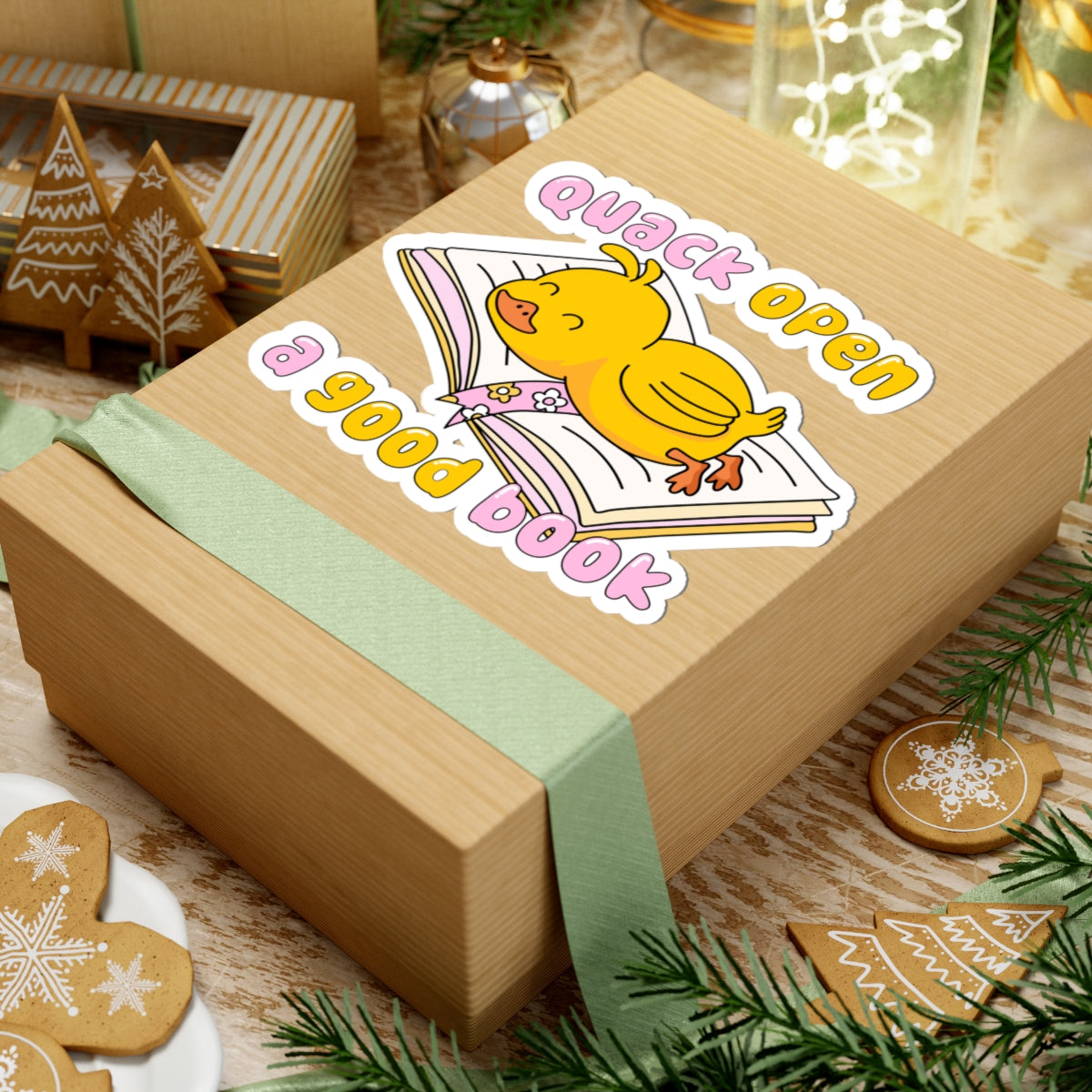 Cute Book Themed Kiss-Cut Stickers