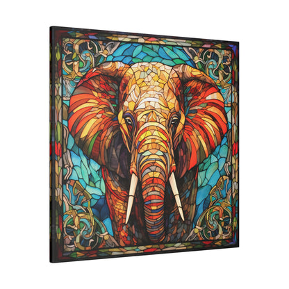 Elephant Wall Art Matte Canvas