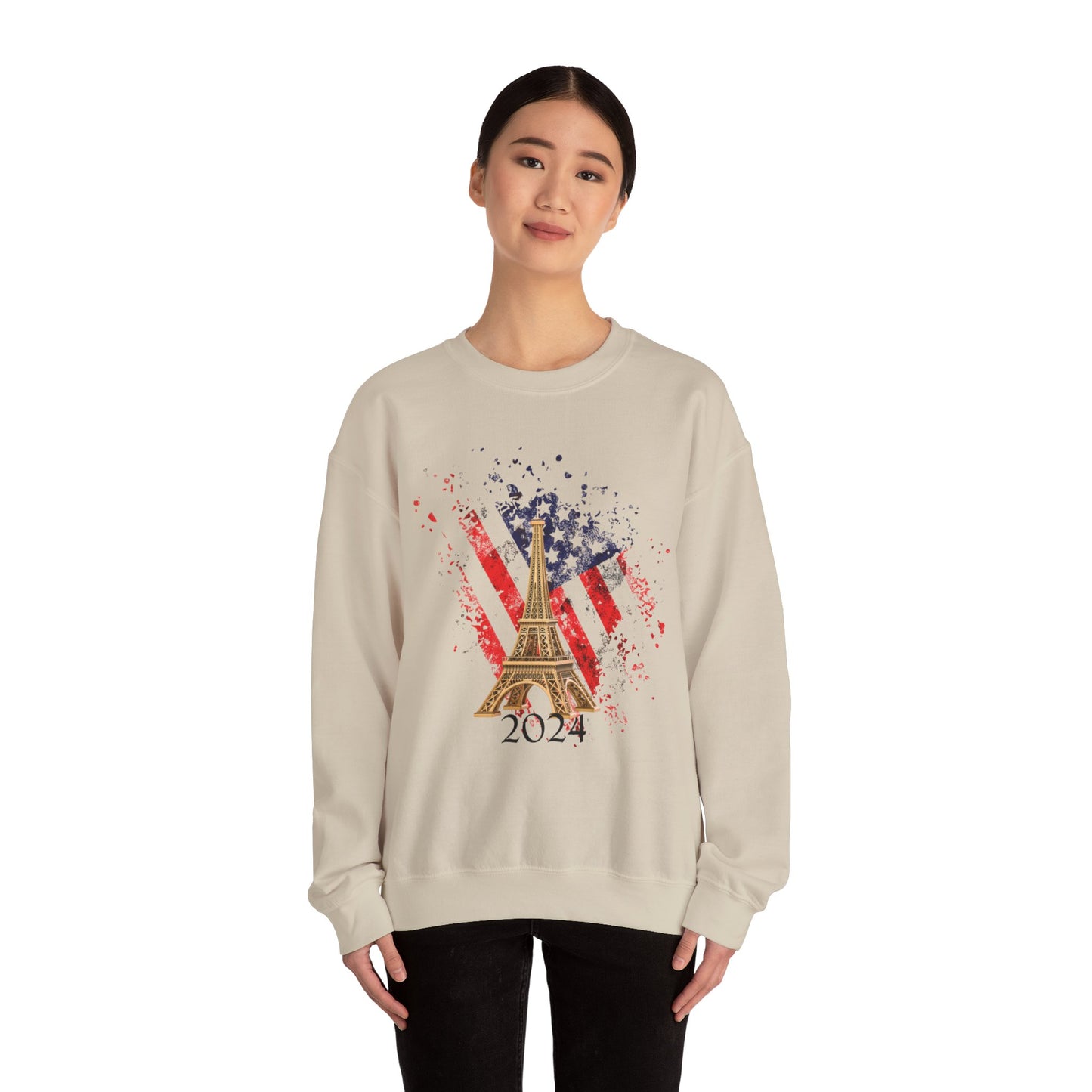 USA Paris Olympics Unisex Heavy Blend™ Crewneck Sweatshirt