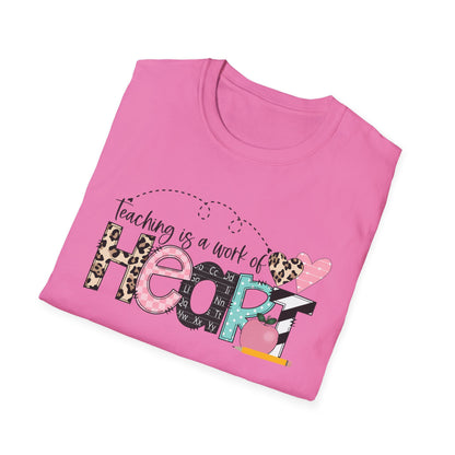 Teaching is a Work of Heart T-Shirt