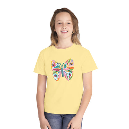 Youth Watercolor Butterfly Graphic Tee