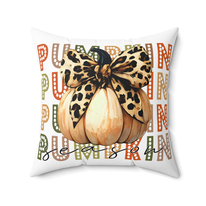 Pumpkin Season Spun Polyester Square Pillow