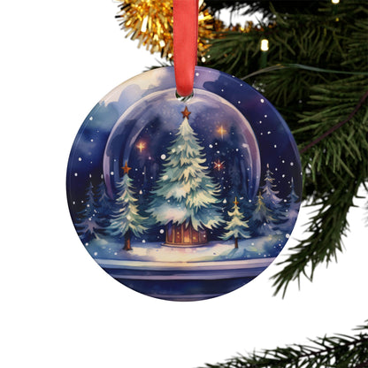 Winter Christmas Acrylic Ornament