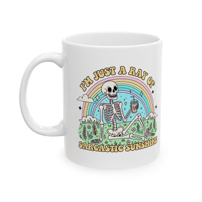A Ray of Sarcastic Sunshine Ceramic Mug