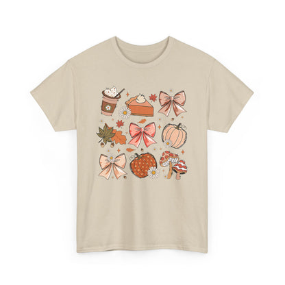 Fall Vibes Coquette Unisex Heavy Cotton T-Shirt