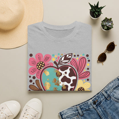Librarian Floral Heart T‑Shirt