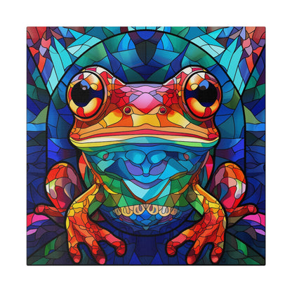 Frog Wall Art Matte Canvas