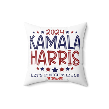 Kamala Harris Spun Polyester Square Pillow