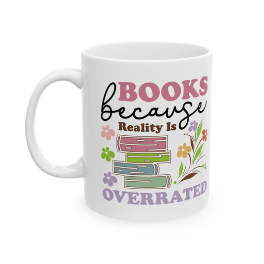 Book Lover Ceramic Mug for Readers