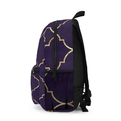 Purple and Gold Backpack