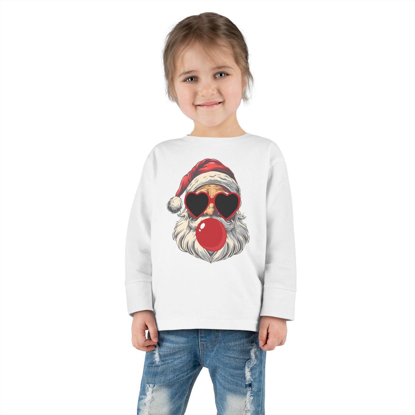 Bubble Gum Santa Toddler Tee