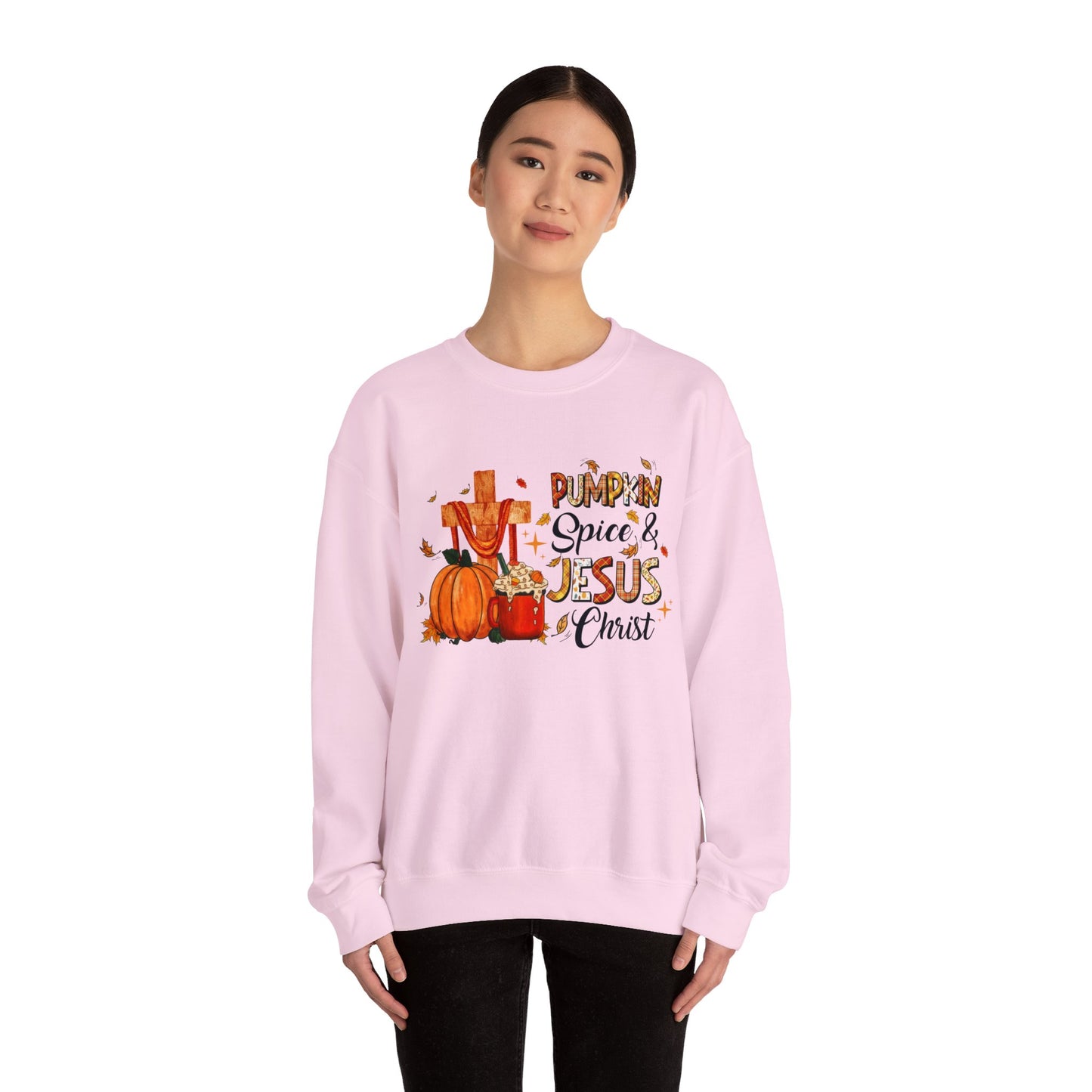 Pumpkin Spice and Jesus Christ Fall Sweatshirt